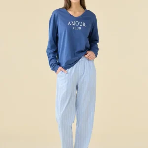 Rif.9473 Pigiama donna in cotone articolo amour
