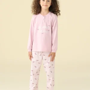 Rif.2603 Pigiama bambina in cotone