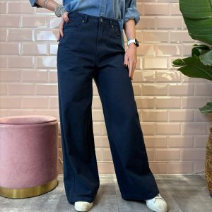 Pantalone palazzo in cotone – Tensione In