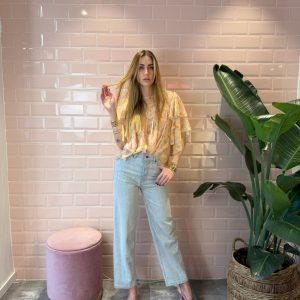 Jeans Betty in twill Haikure – Denim contemporaneo a vita alta